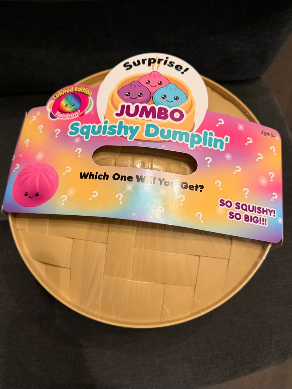 Squishy Dumplin' Surprise Toy - Pink Packaging